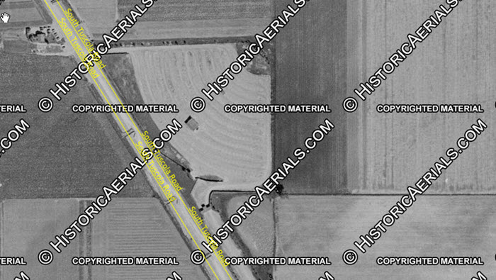 Tuscola Drive-In Theatre - 1955 Aerial
